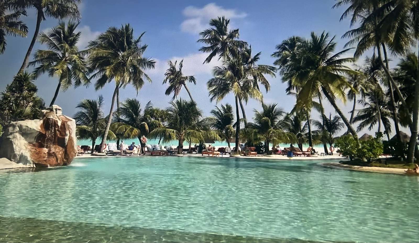 Palmen am Strand Puzzlespiel online