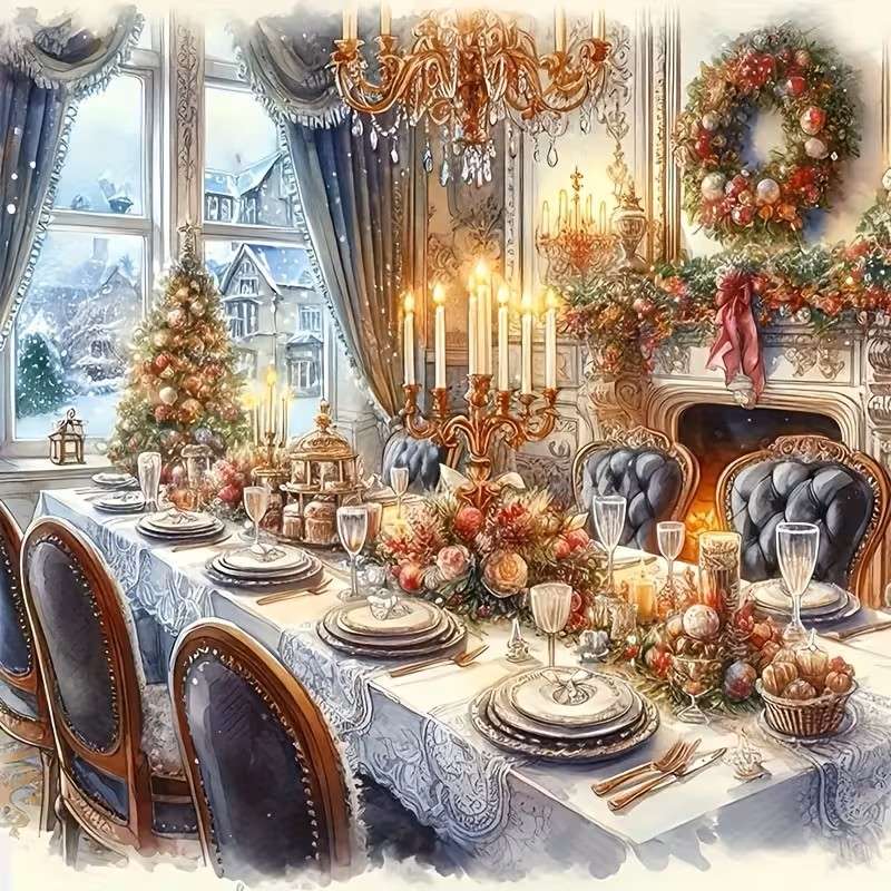 магія різдвяного столу пазл онлайн