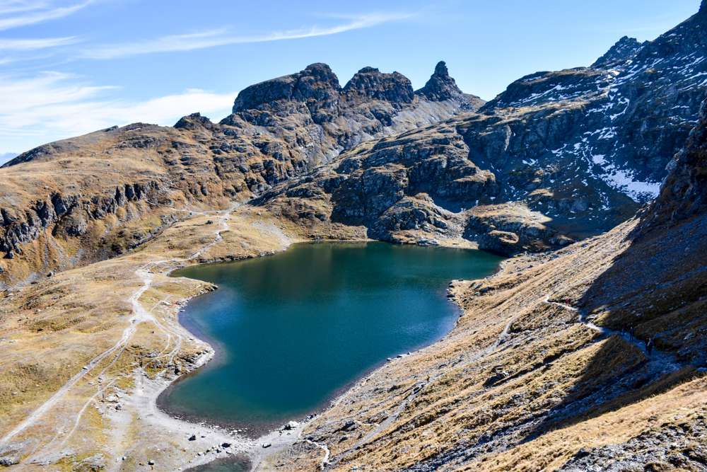 Wildsee Pizolgebiet Online-Puzzle