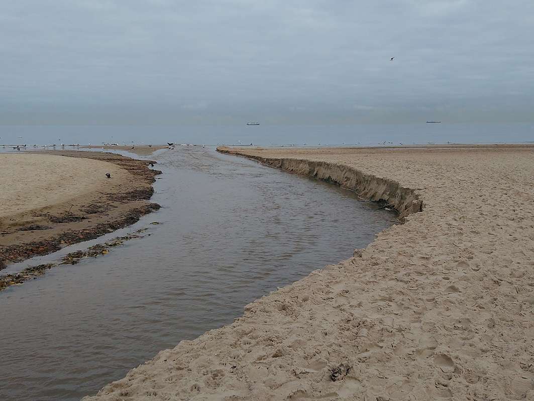 De Oliwa-stroom mondt uit in zee legpuzzel online