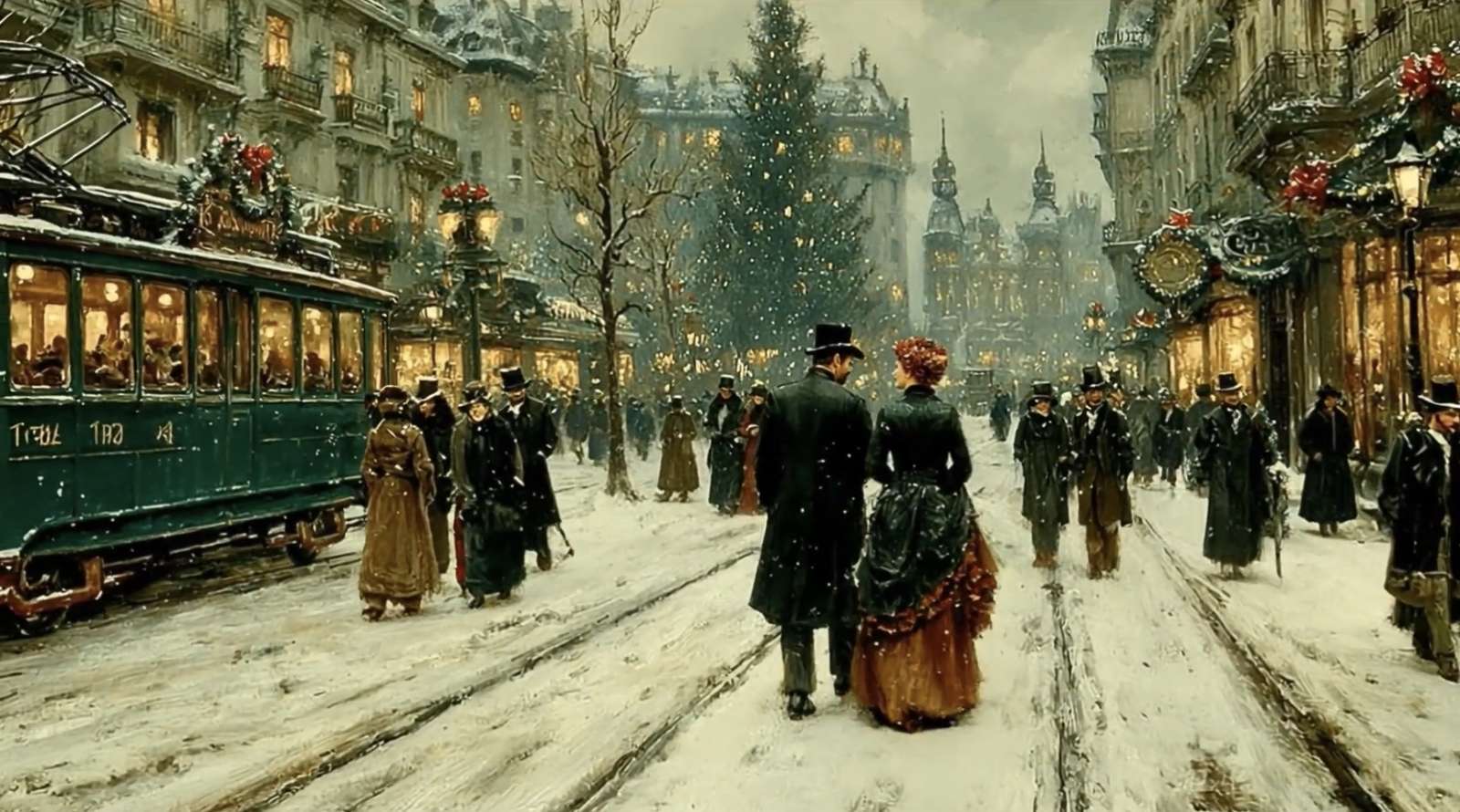 A white Christmas online puzzle