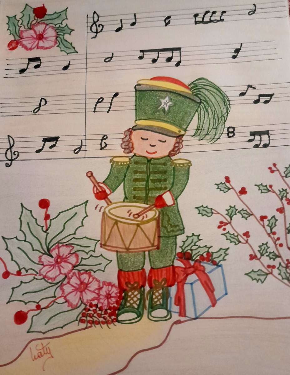 Tamborilero de Navidad rompecabezas en línea