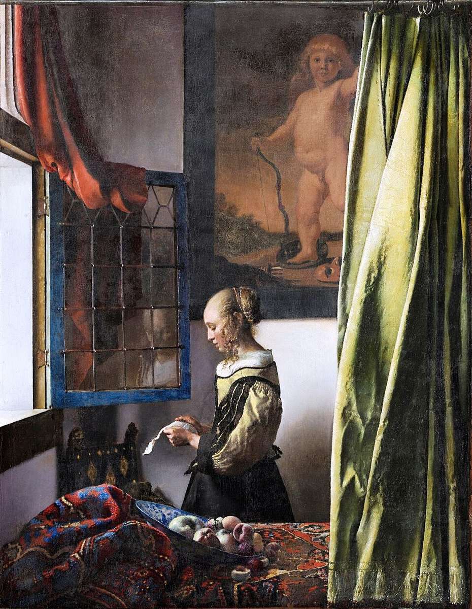 Vermeer, (1659) online puzzel
