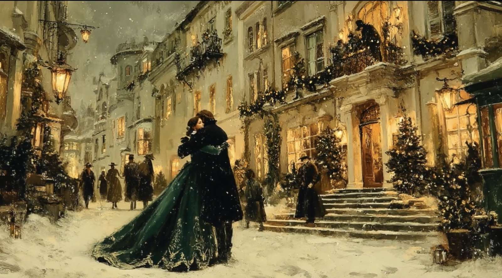 They are engaged online puzzle