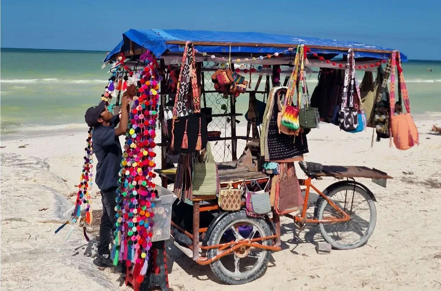 Op een Mexicaans strand legpuzzel online