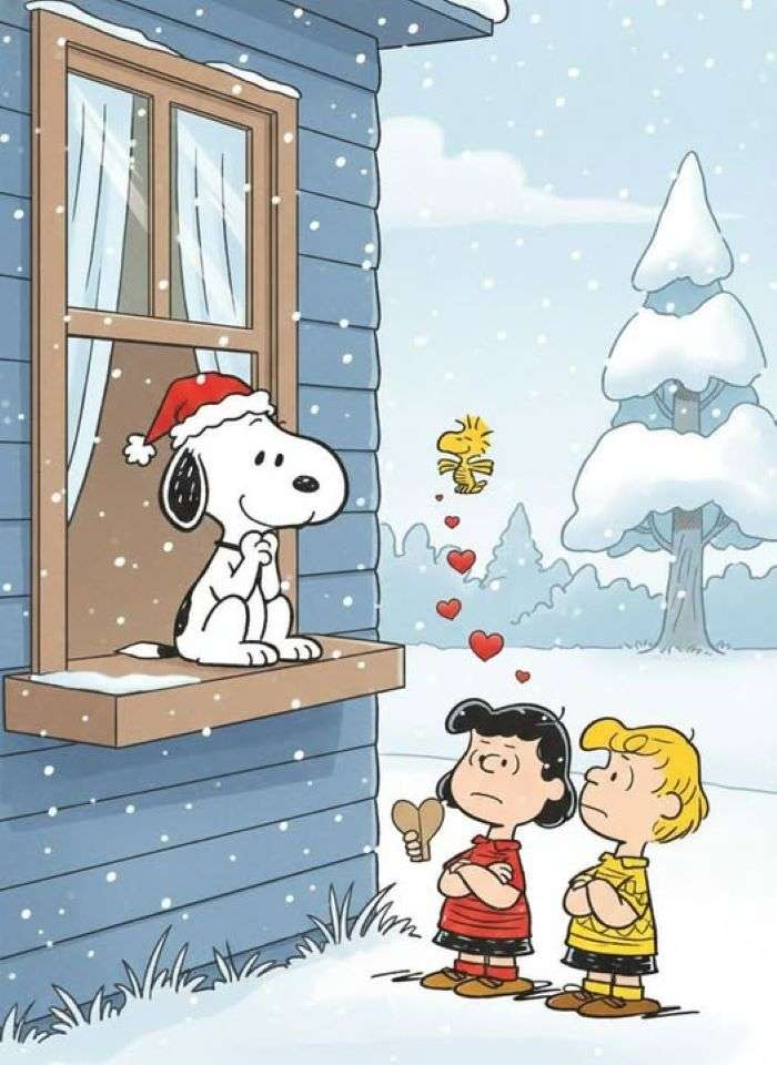 Snoopy, Linus and Lucy online puzzle