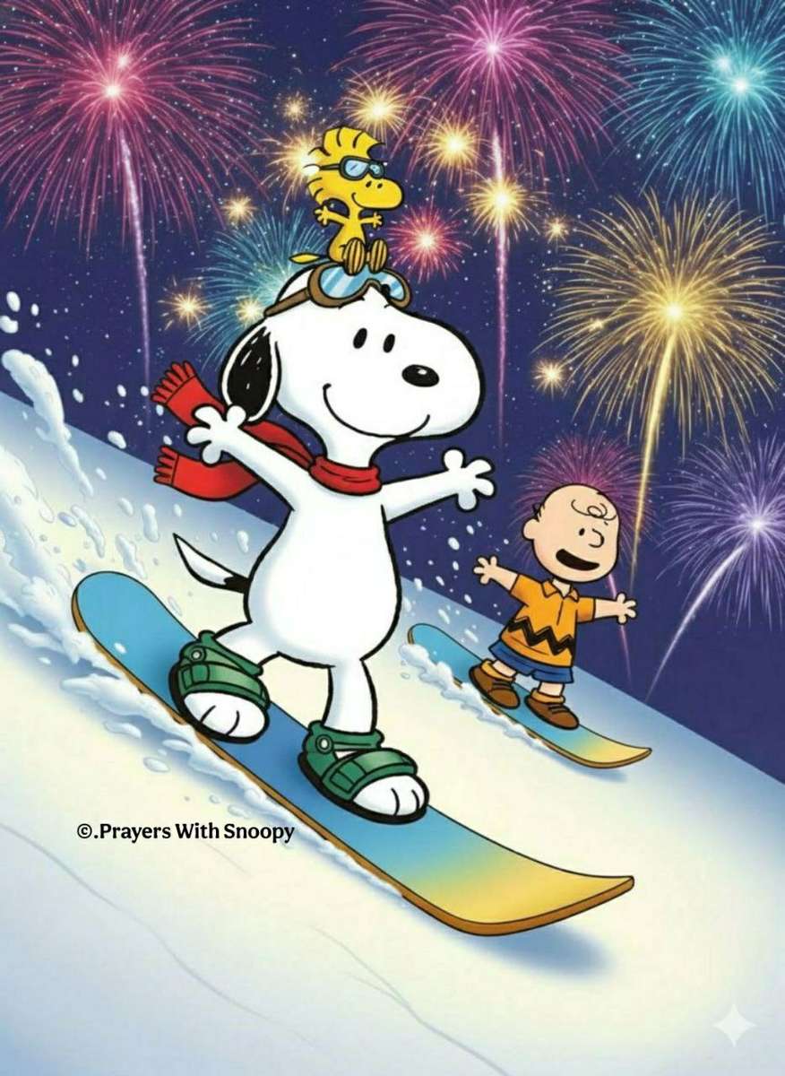 Snoopy e Charlie quebra-cabeças online