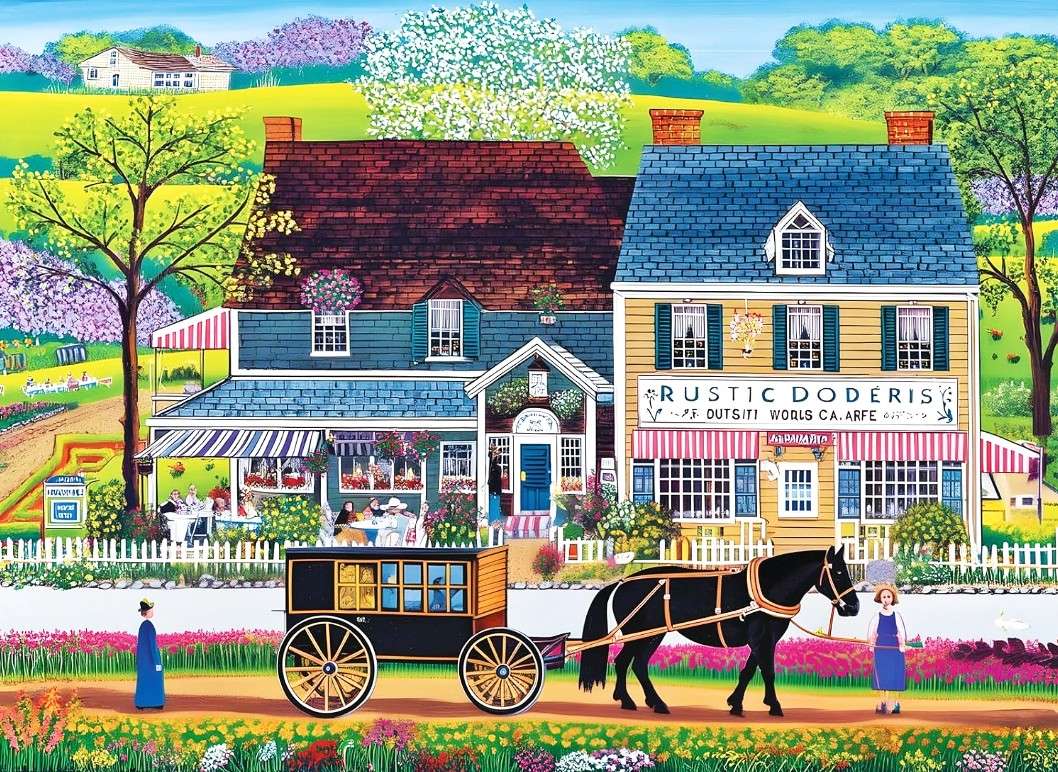 Oraș și țară puzzle online