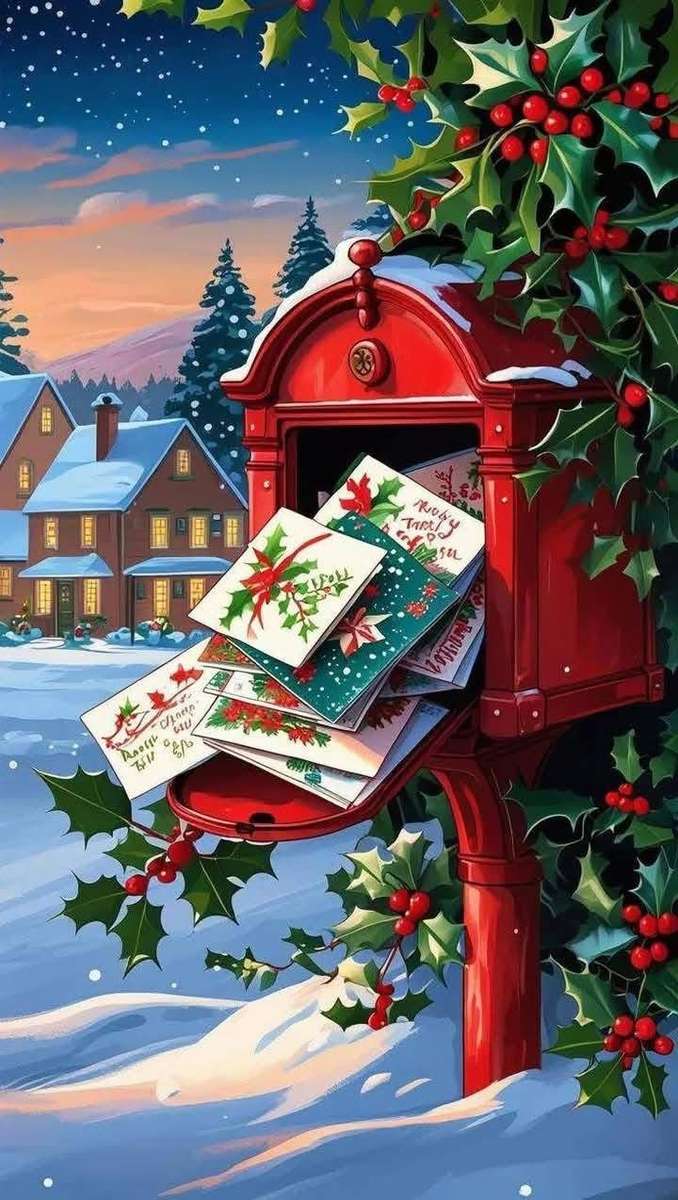 La boîte aux lettres de Noël puzzle en ligne