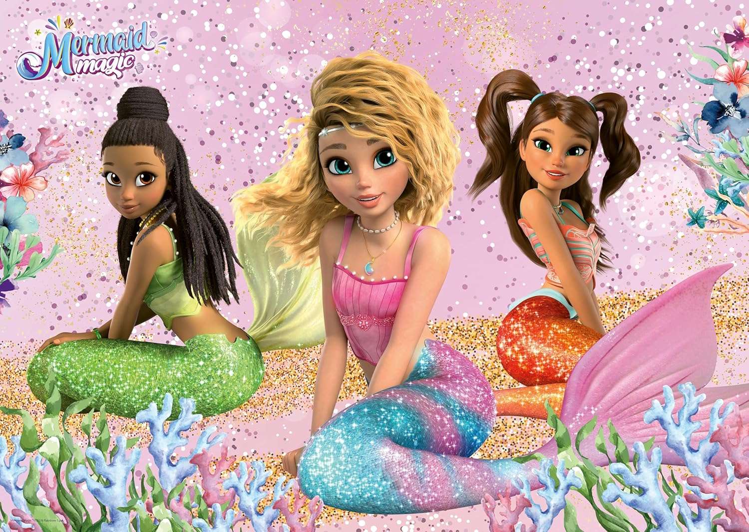 Kouzelné puzzle mořské panny Ravensburger 1 skládačky online