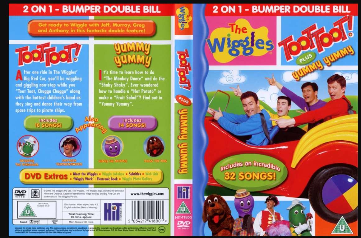 Toot Toot And Yummy Yummy 1999/2004 Wiggles DVD online puzzle