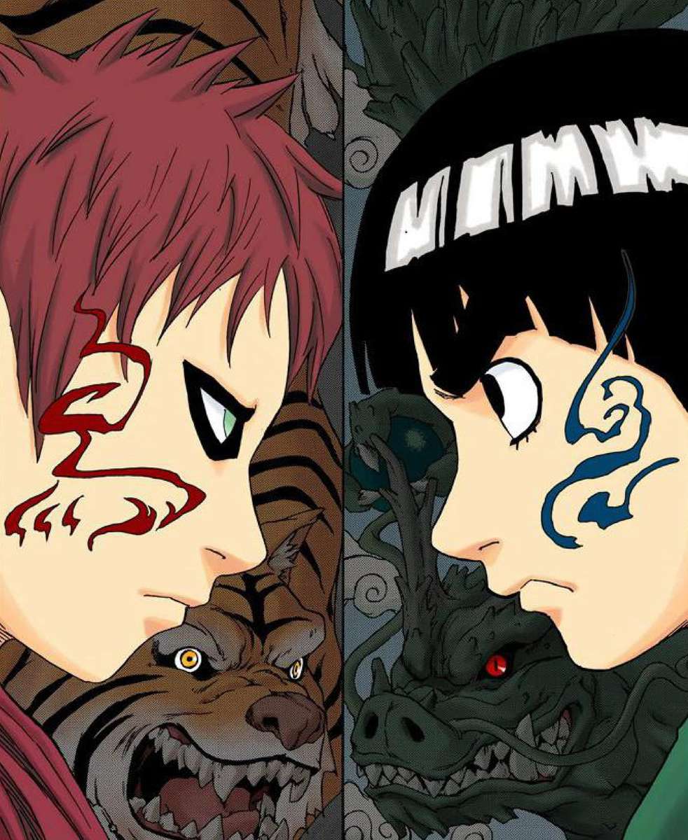 ロック・リー vs 我愛羅 オンラインパズル