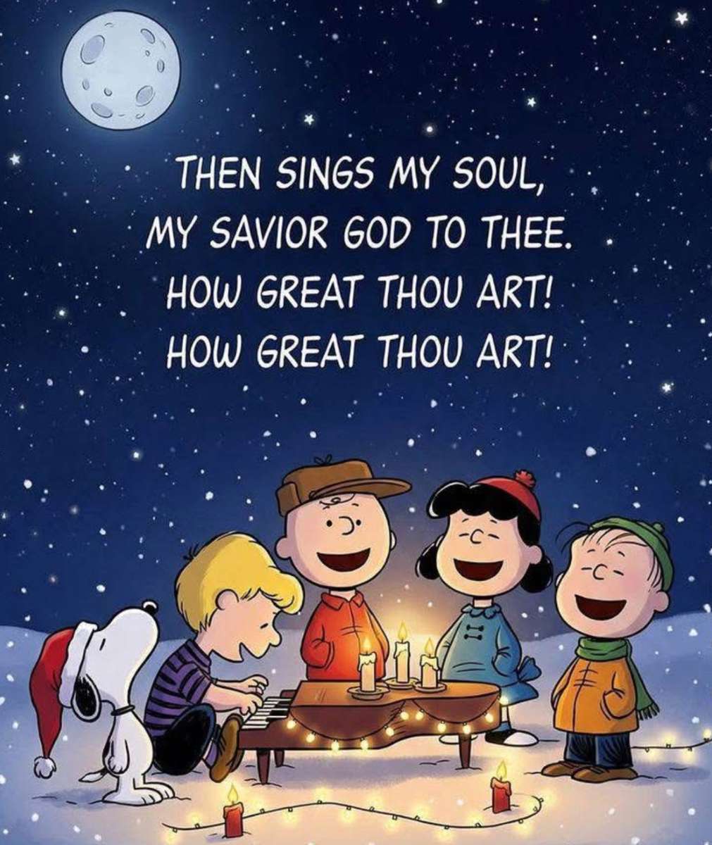 Chuck și gașca cântă, „Ce mare ești!” puzzle online