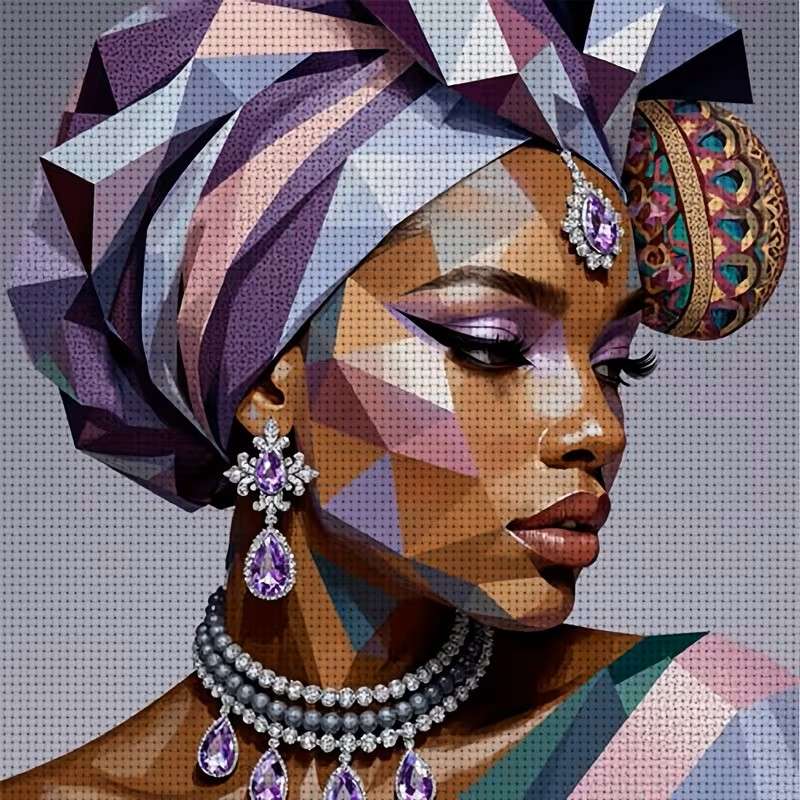 Frau in elegantem Schmuck Online-Puzzle