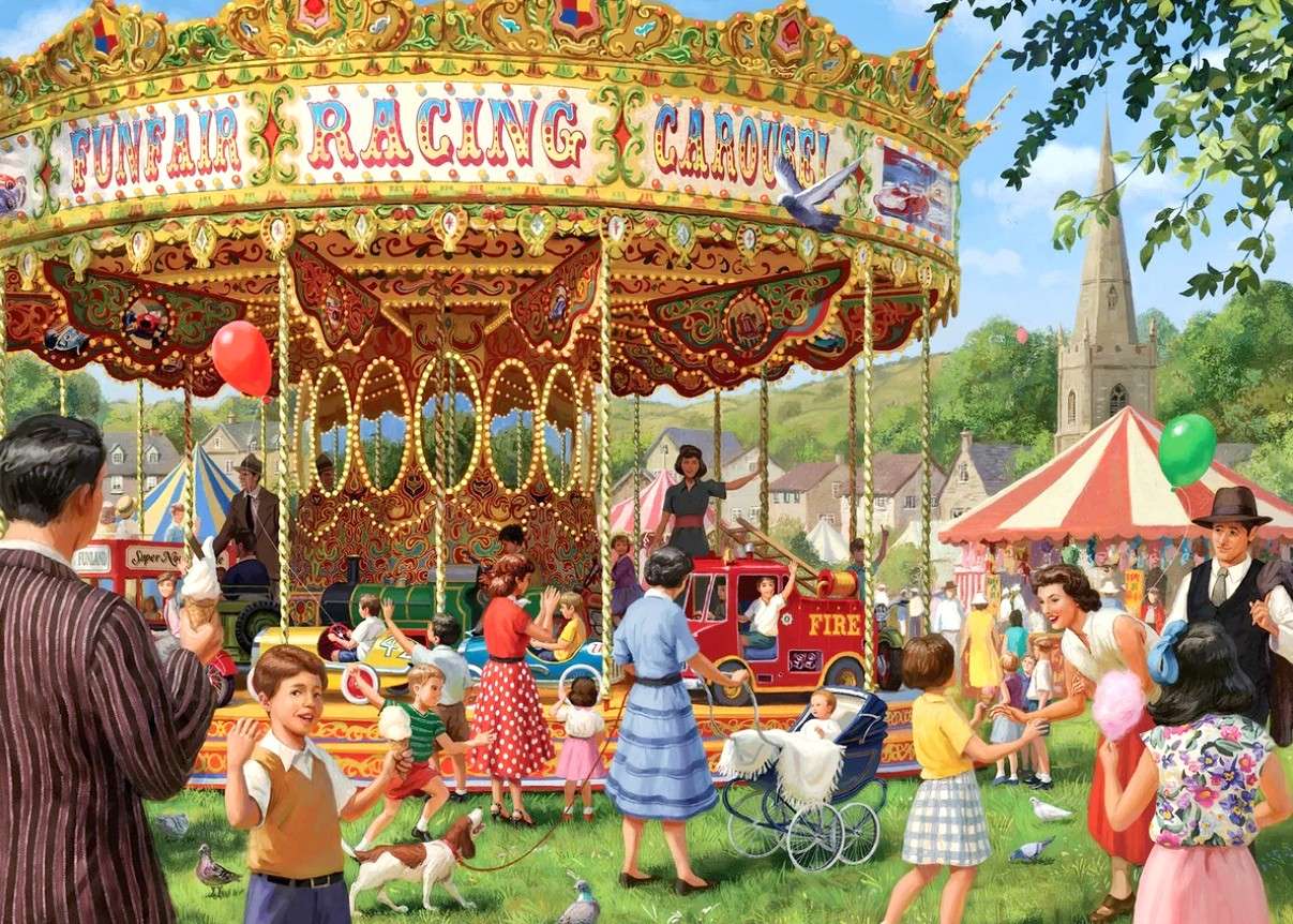 Le carrousel puzzle en ligne