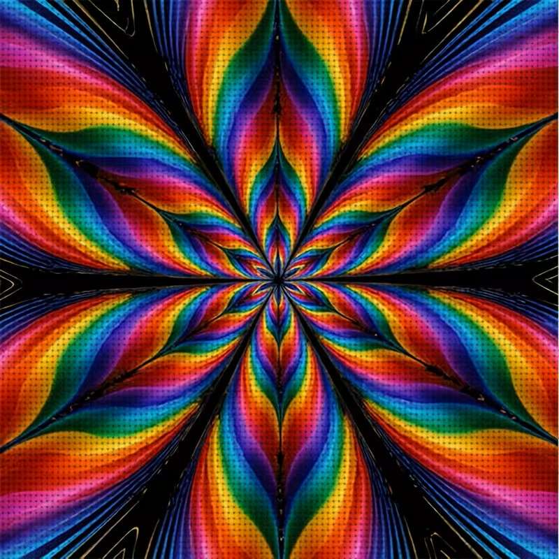 bloemenmandala online puzzel