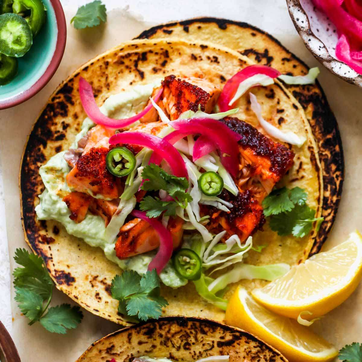 Zalm Taco legpuzzel online