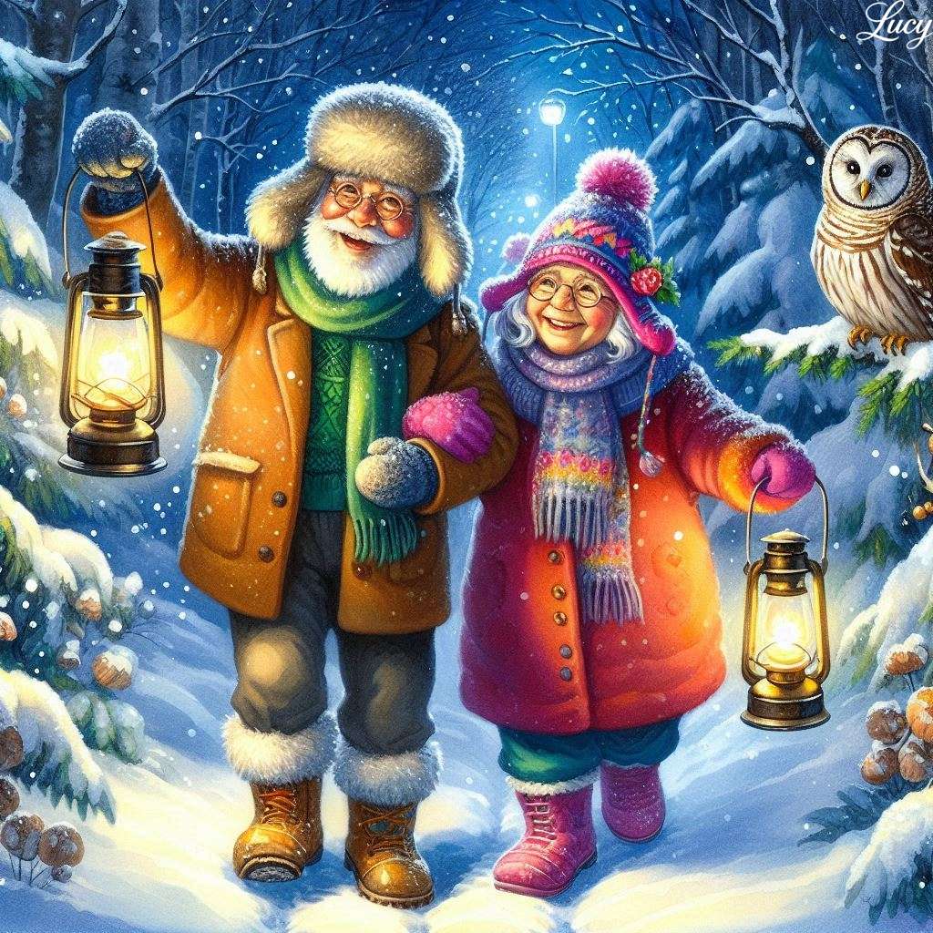 Babička Lili a děda Henri skládačky online