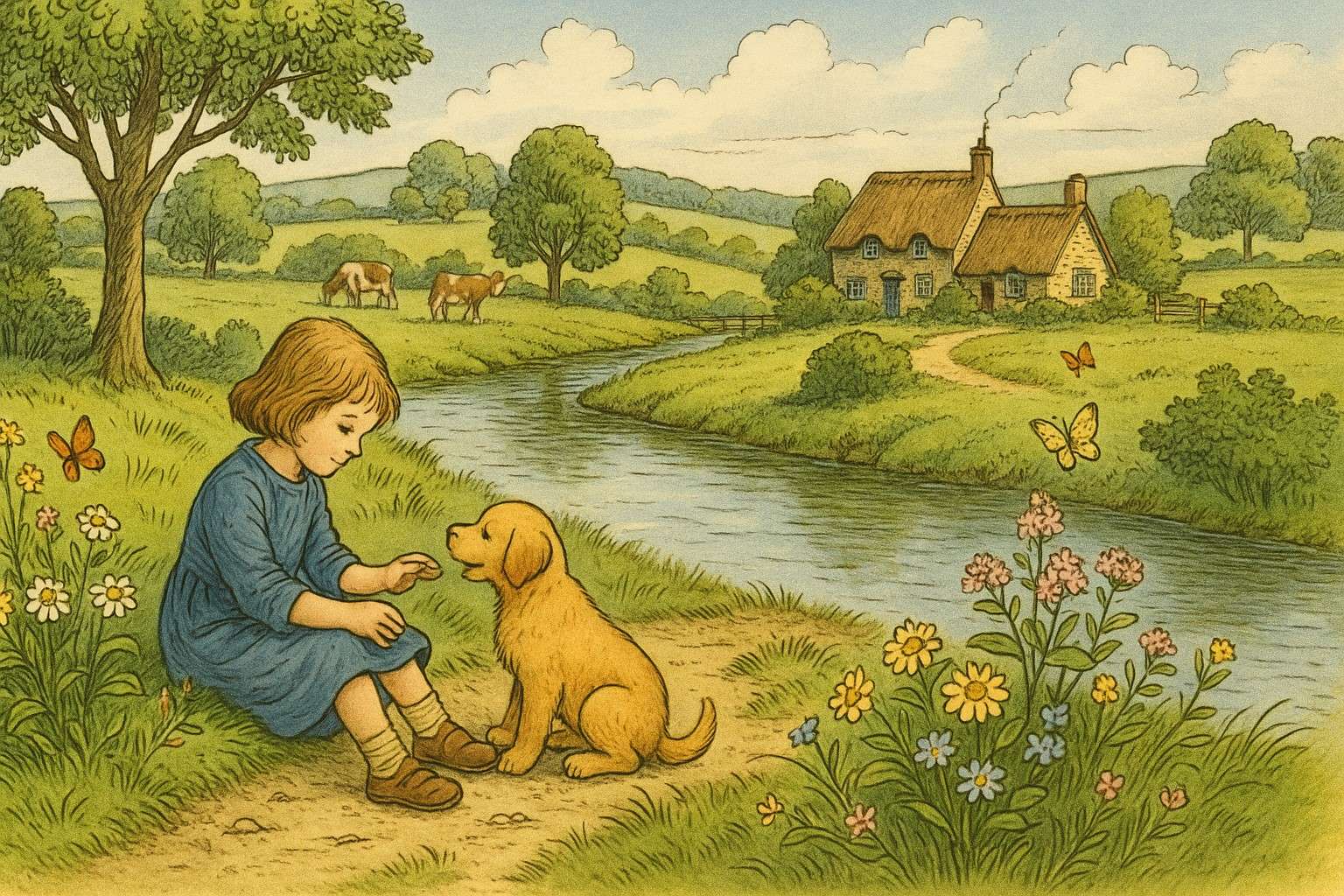 Viața la țară cu cel mai bun prieten al meu jigsaw puzzle online