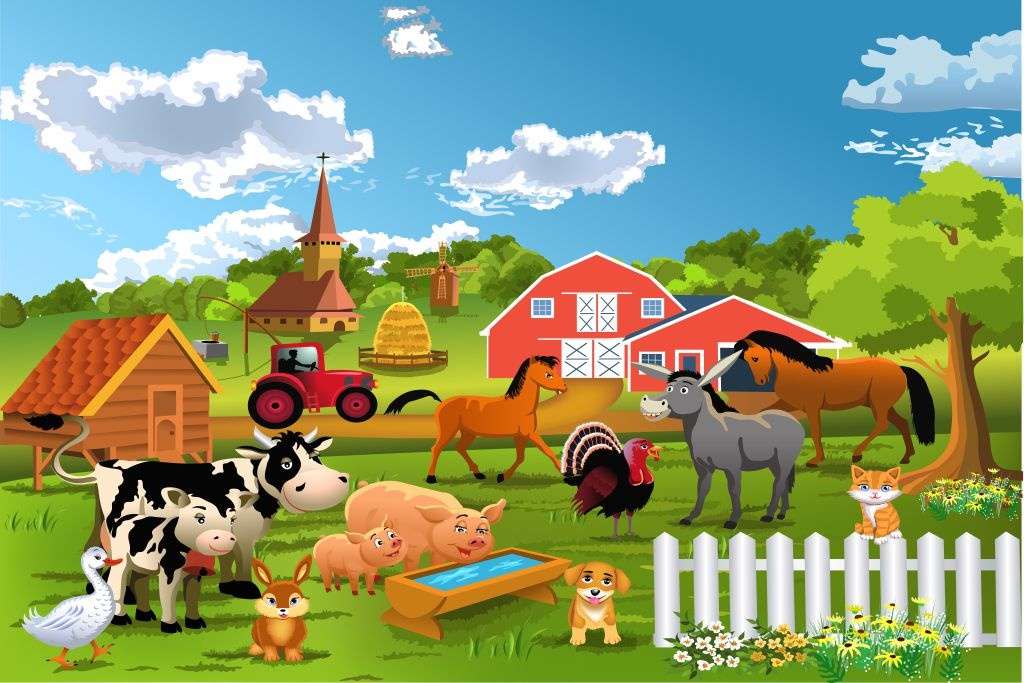 Animale de fermă puzzle online
