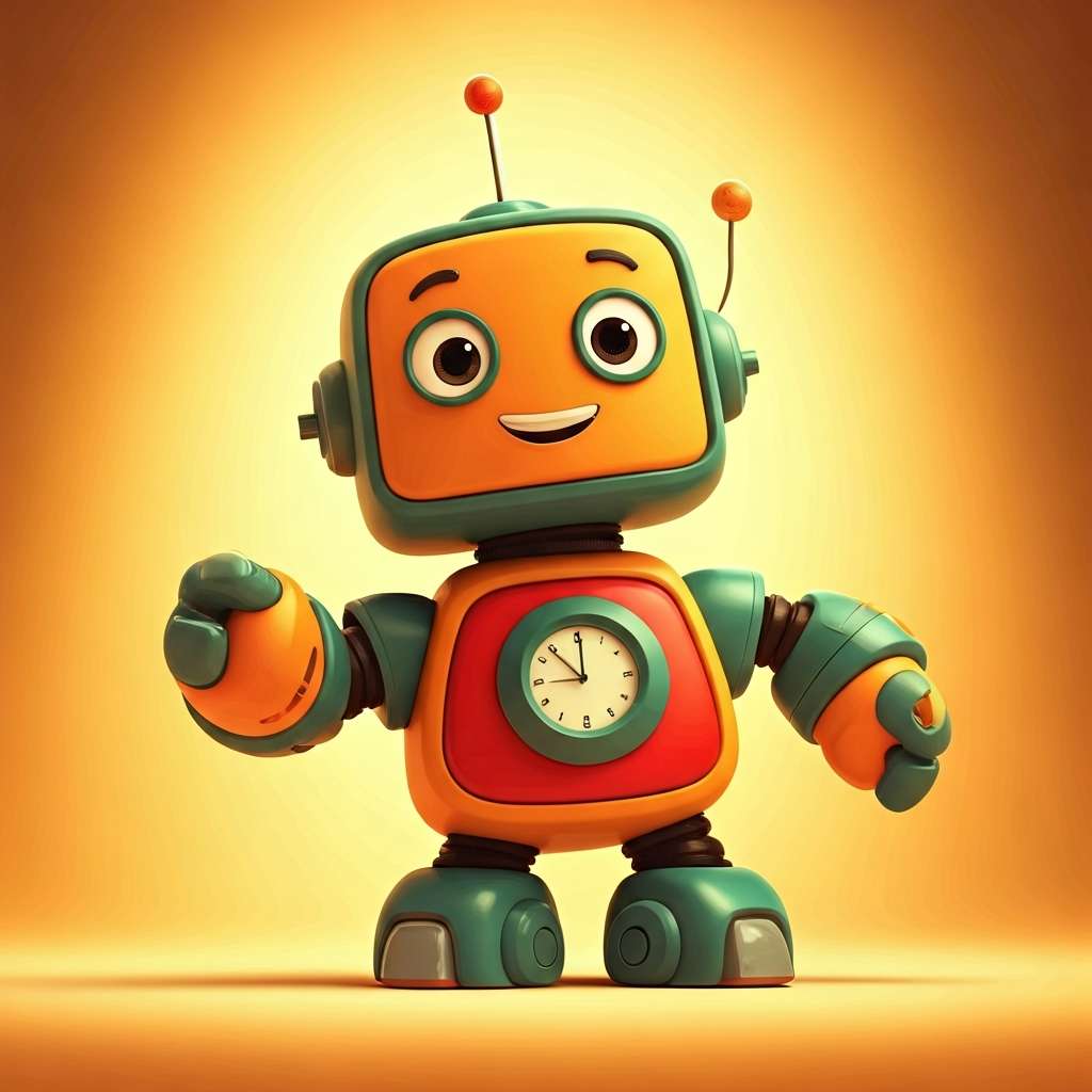 WESOŁY ROBOT puzzle online