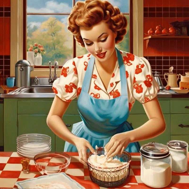 példamutató háziasszony kirakós online