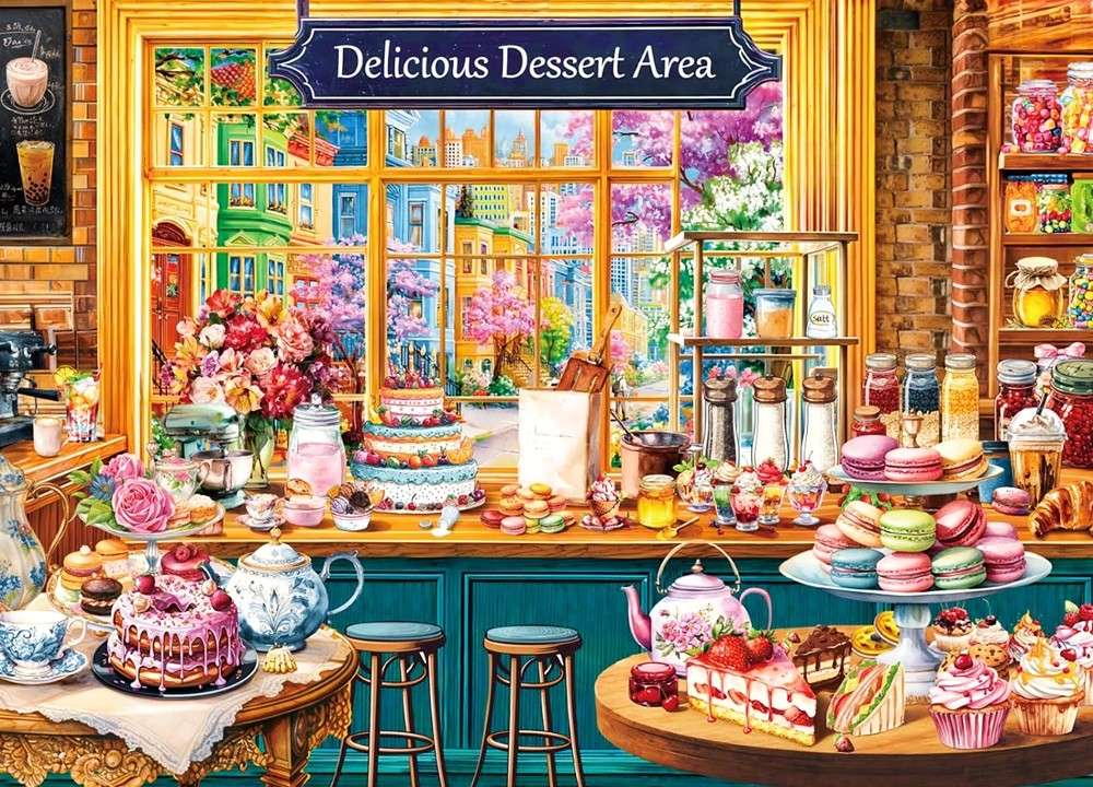 Dessertberättelse pussel på nätet