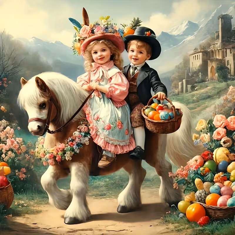 frumoasa excursie pe un ponei jigsaw puzzle online