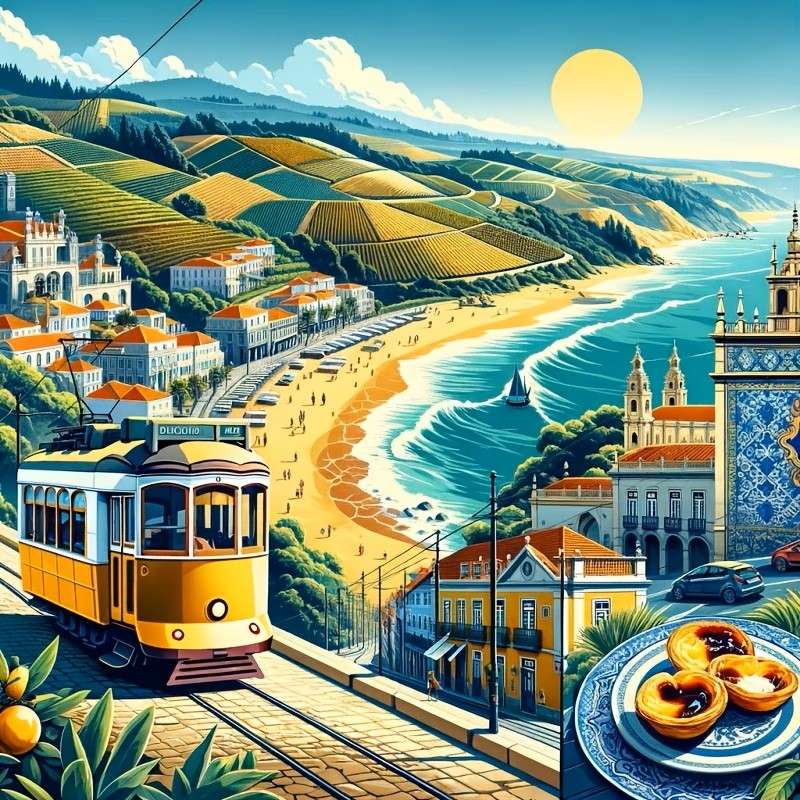 amintiri din Portugalia puzzle online