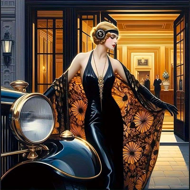 elegant lady ready for the ball jigsaw puzzle online