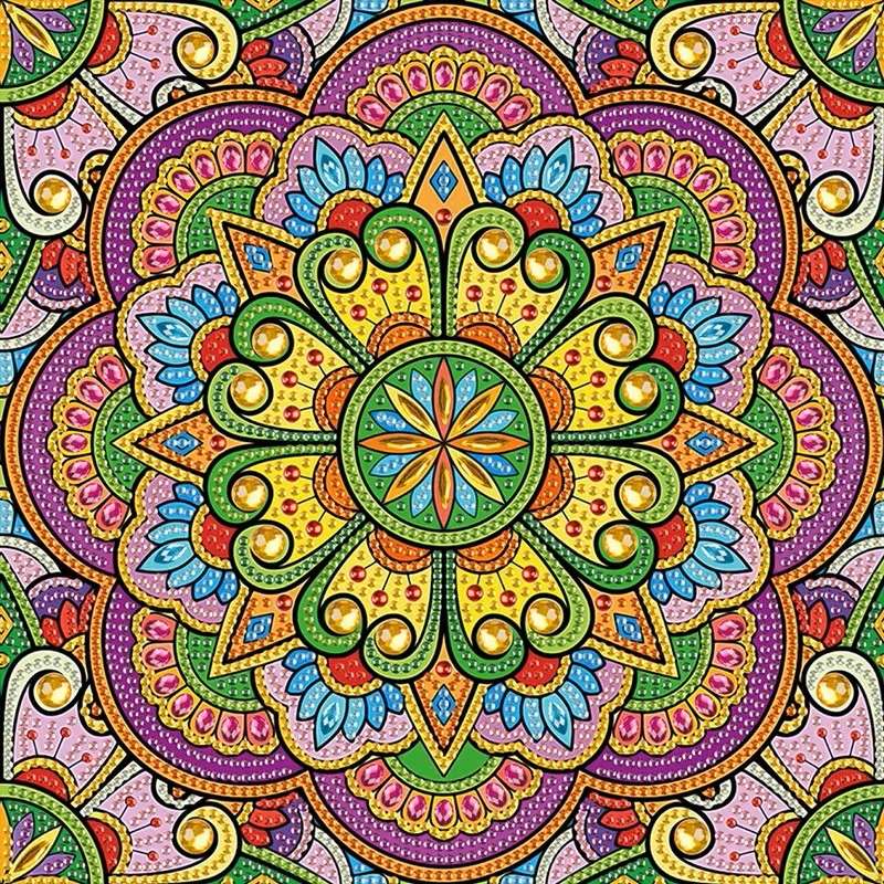 Mandala colorata puzzle online