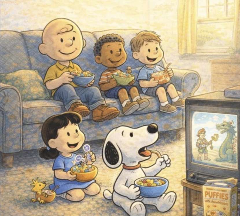 SOBOTNI RANO KARTKI W DOMU CHUCKA! puzzle online