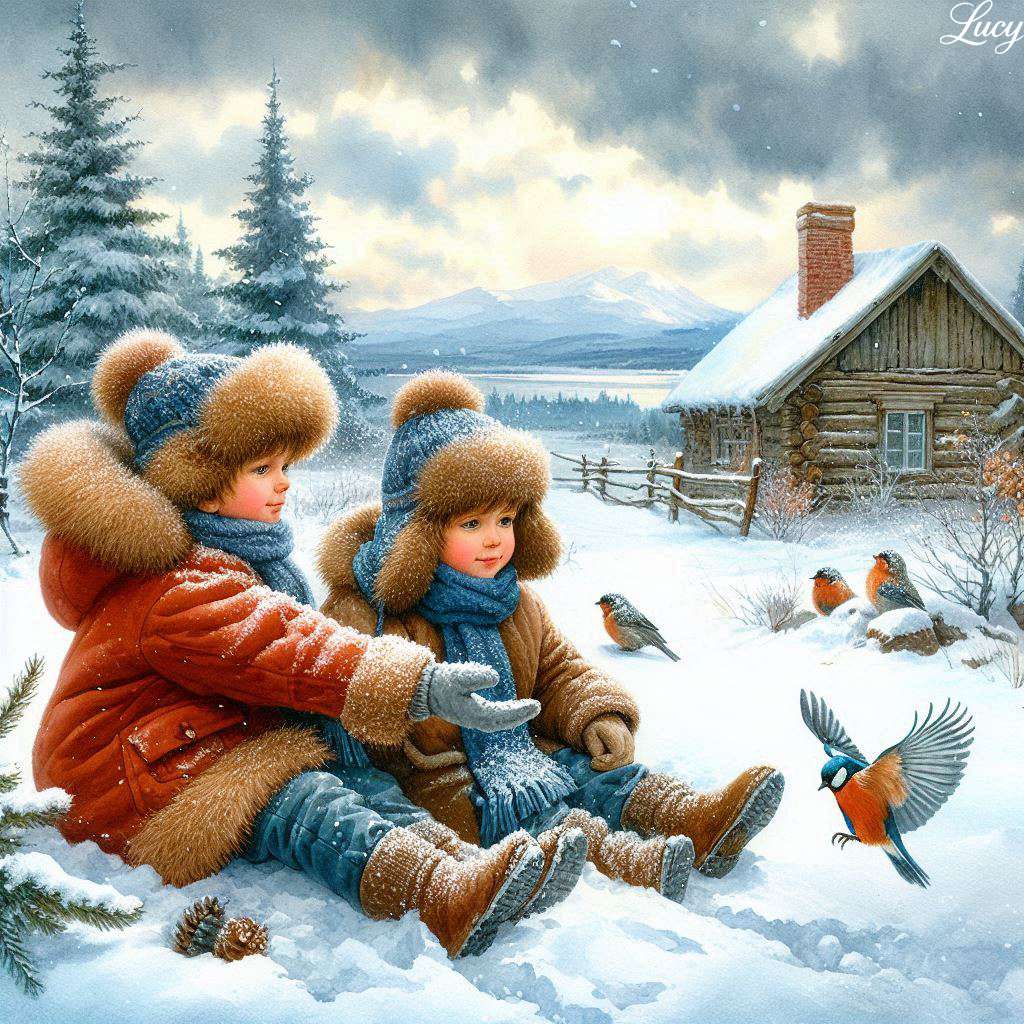 Alimentando a los pájaros rompecabezas en línea