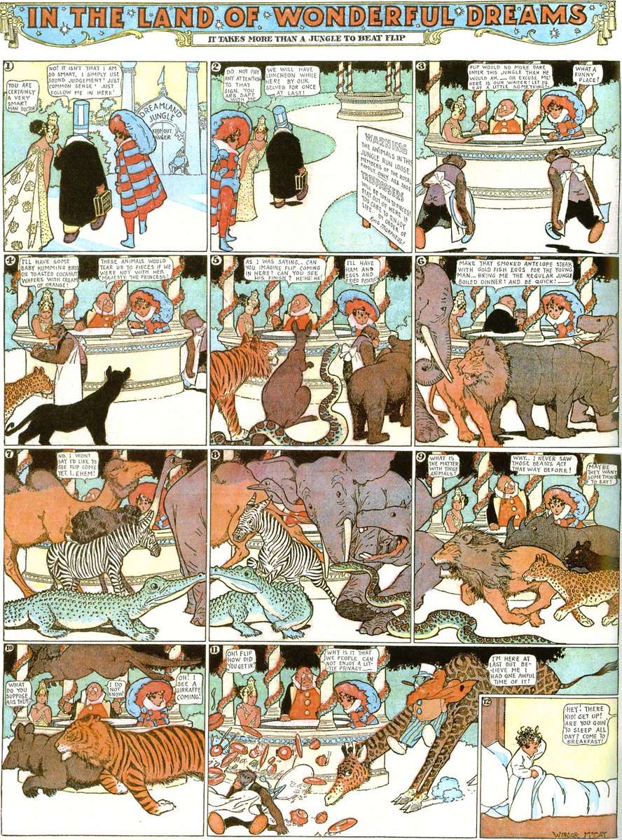 McCay - Terre de rêves merveilleux - 03/12/1911 puzzle en ligne