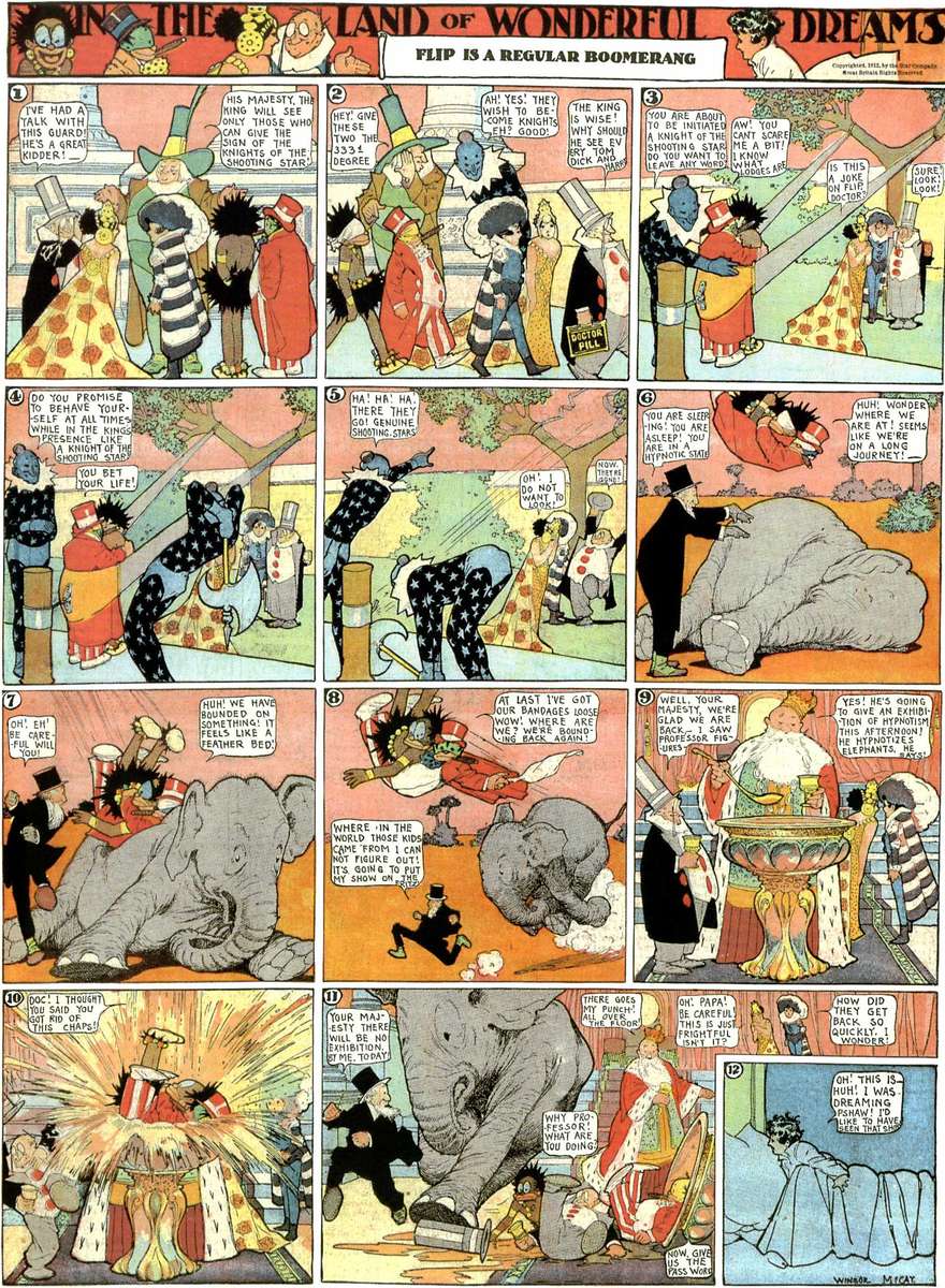 McCay - Land of Wonderful Dreams - 1913-01-19 jigsaw puzzle online
