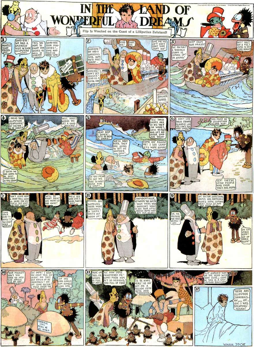 McCay - Terre de rêves merveilleux - 24/08/1913 puzzle en ligne