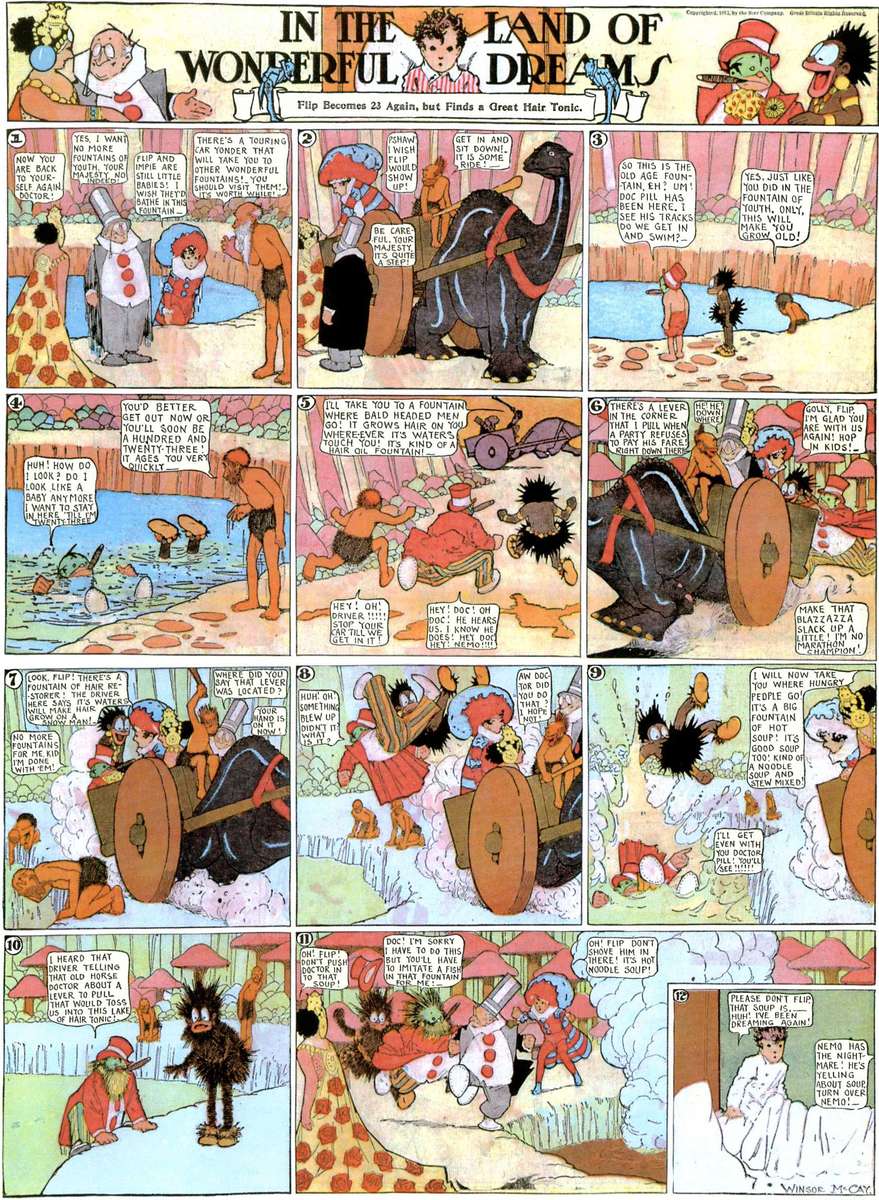 McCay - Terre de rêves merveilleux - 1913-12-07 puzzle en ligne