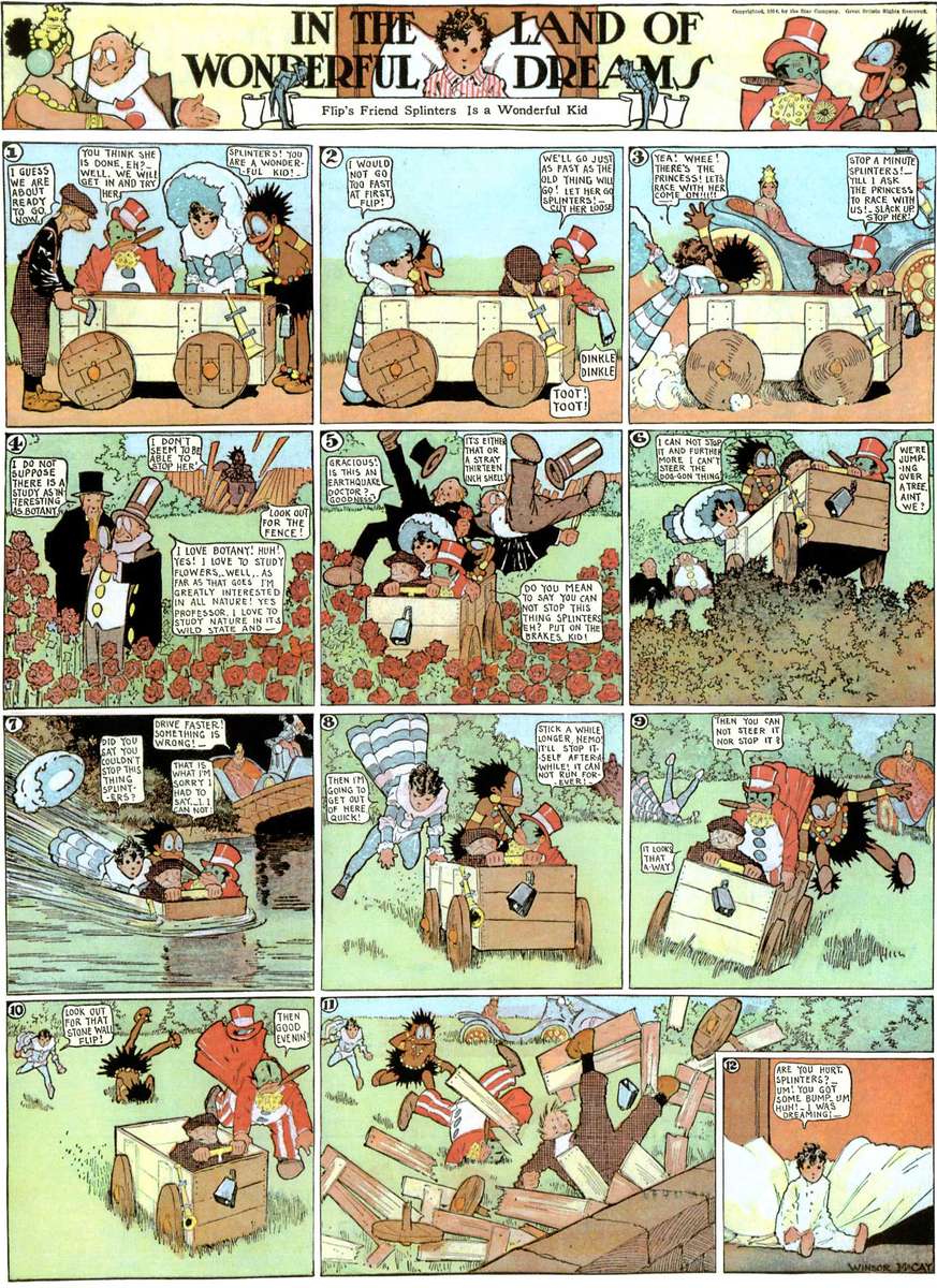 McCay - Terre de rêves merveilleux - 29/03/1914 puzzle en ligne