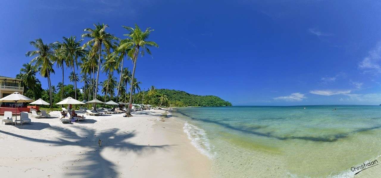 Słońce, woda, przyroda. puzzle online