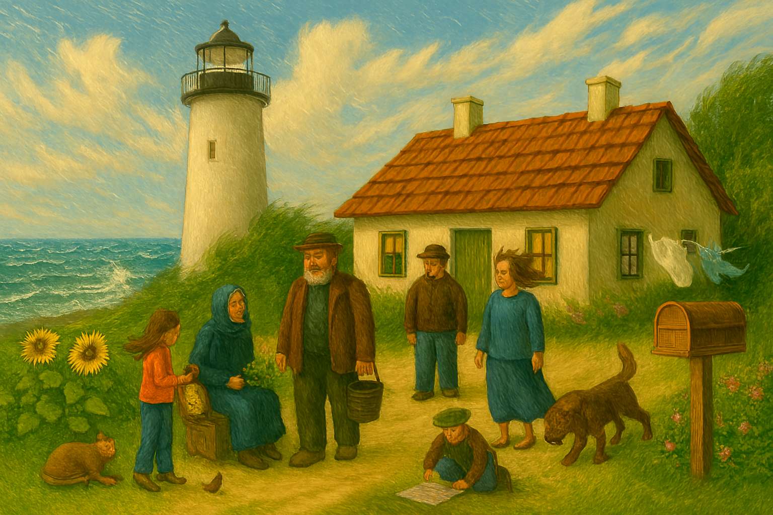 Giù al faro puzzle online