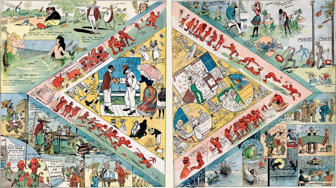 Hét álom, hét művész - 1897-07-11 online puzzle