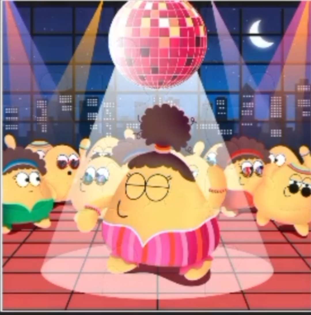 Pou à la discothèque puzzle en ligne