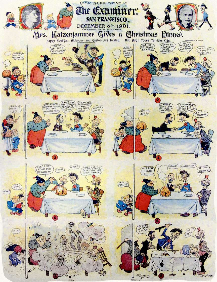 F. Burr Opper, Dirks – Katzenjammer – 1901.12.08 kirakós online