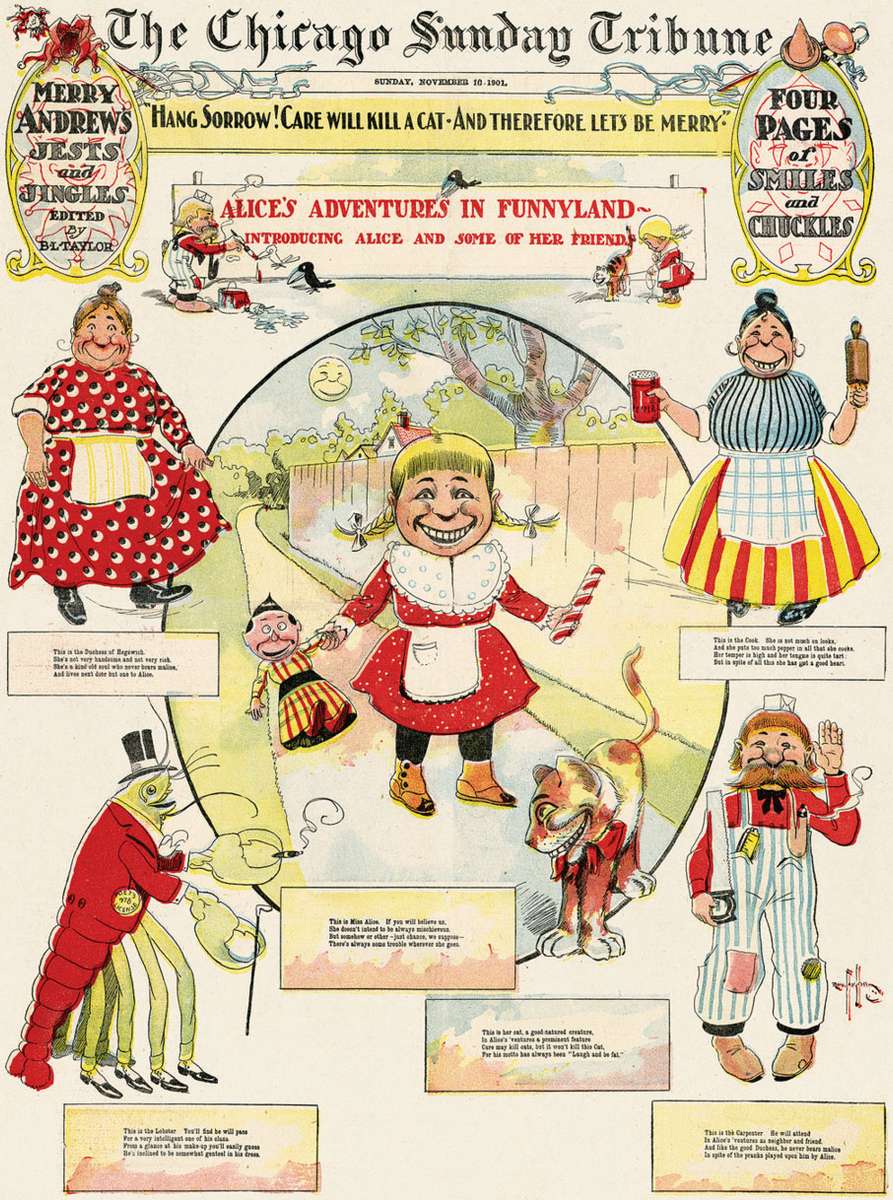 Roy W Taylor – Alice kalandjai – 1901.11.10 online puzzle