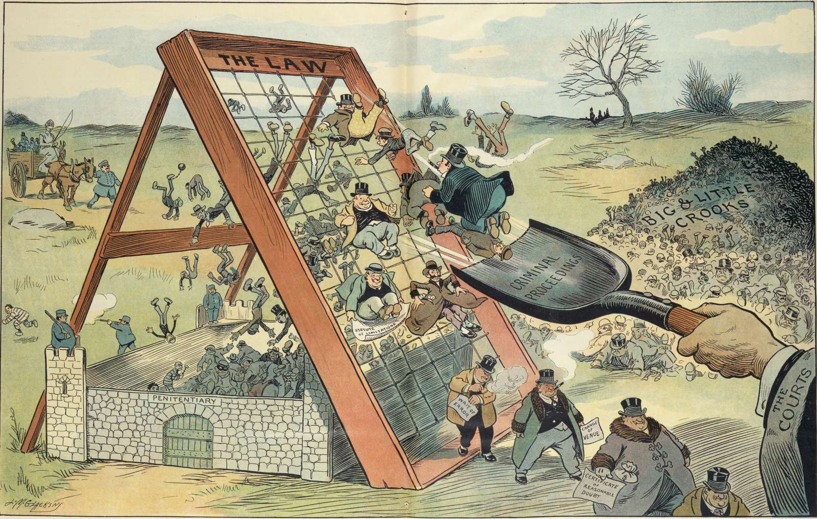 Glackens LM - 1910 - Some are more equal. online puzzle