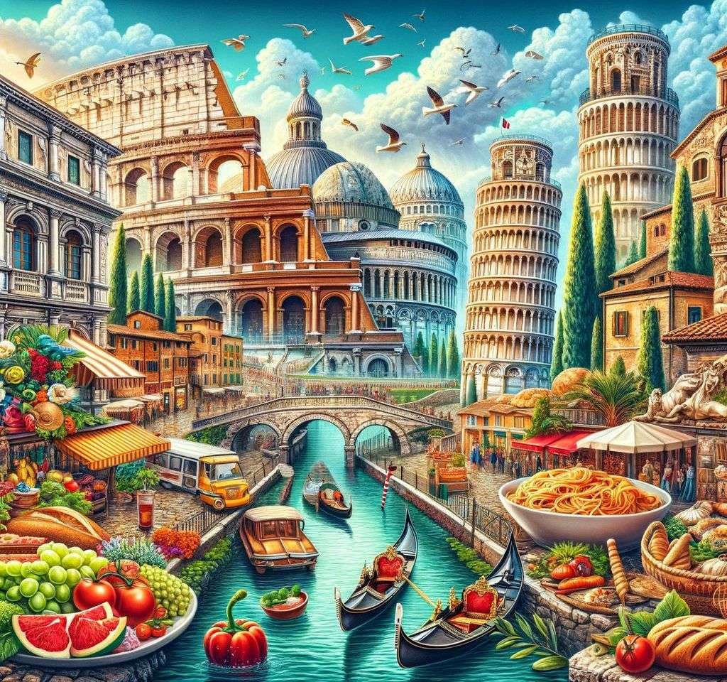 Entdecken Sie Italien wie nie zuvor Puzzlespiel online