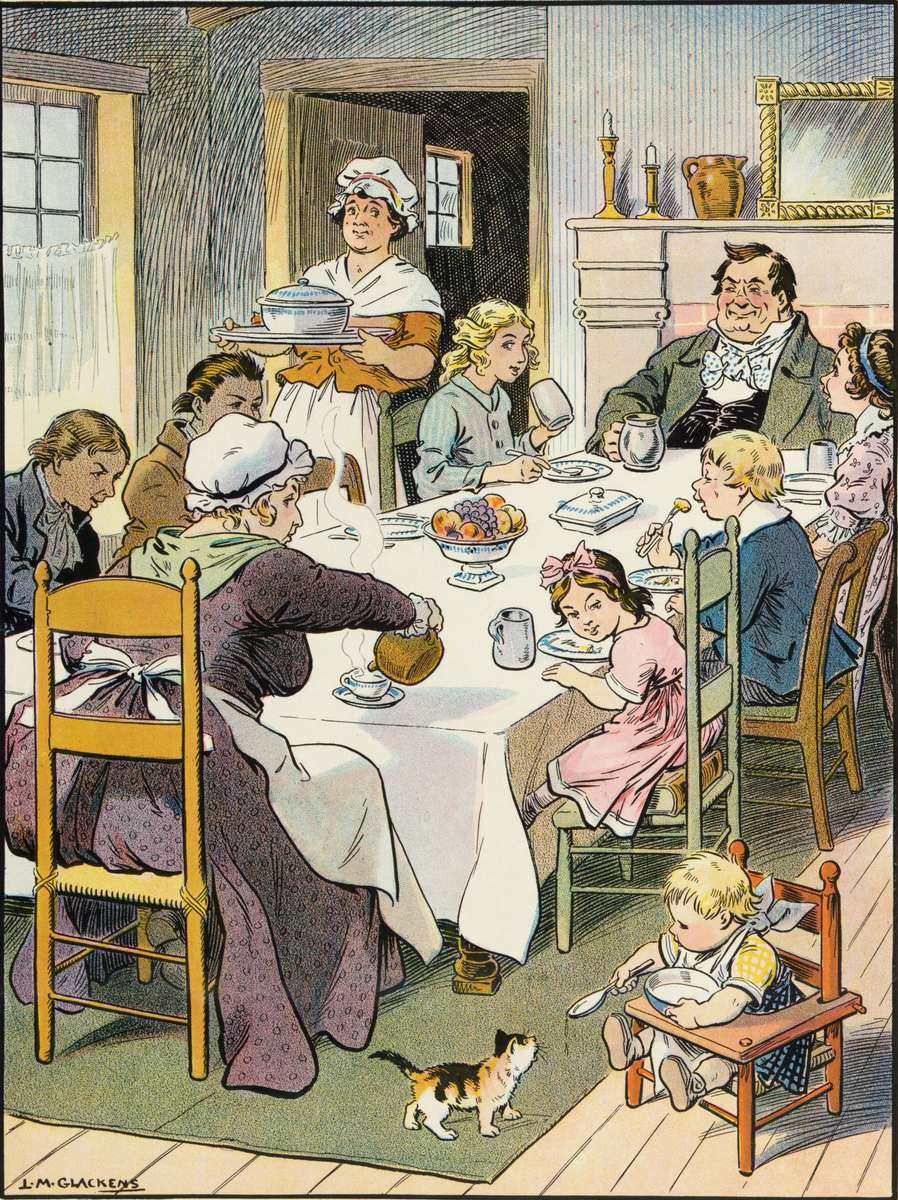 Glackens LM - 1911 - Het perfecte gezin online puzzel