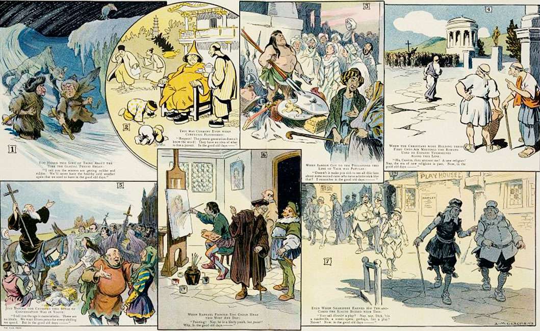 Glackens LM - 1911 - The good old days online puzzle