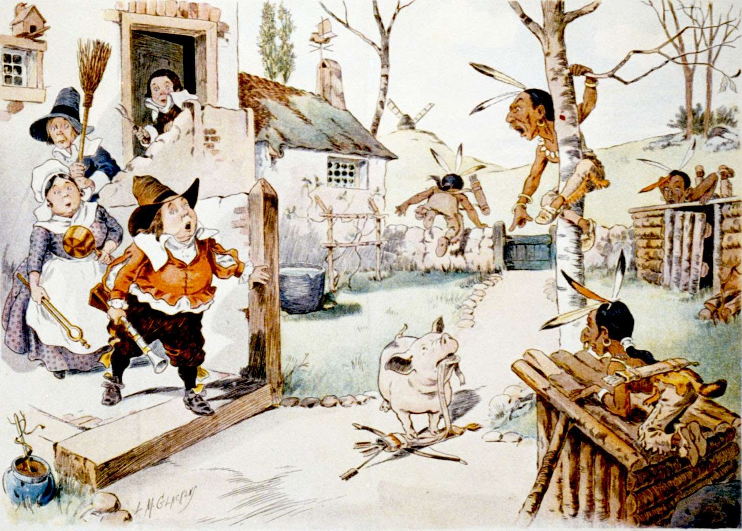 Glackens LM - 1902 - Due miracoli puzzle online