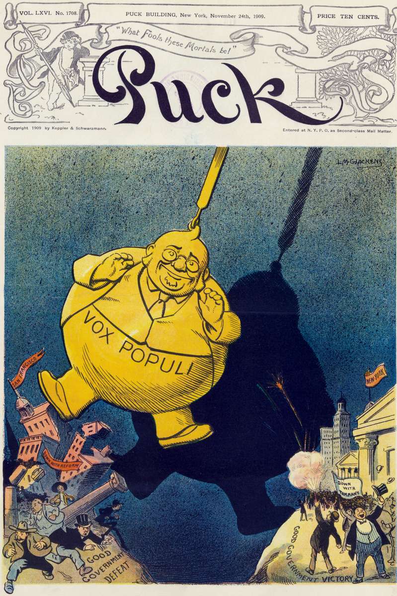 Glackens LM - 1909 - Folkets röst Pussel online